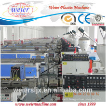 wpc decking and keel extrusion machine line / wood plastic machine for wpc decking keel I beam post